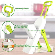 4 in 1 Multifunctional Vegetable Slicer Kitchen Food Chopper Cutting Tool V528-VEGGIE-SLICE-4IN1-118040