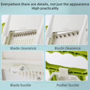 4 in 1 Multifunctional Vegetable Slicer Kitchen Food Chopper Cutting Tool V528-VEGGIE-SLICE-4IN1-118040