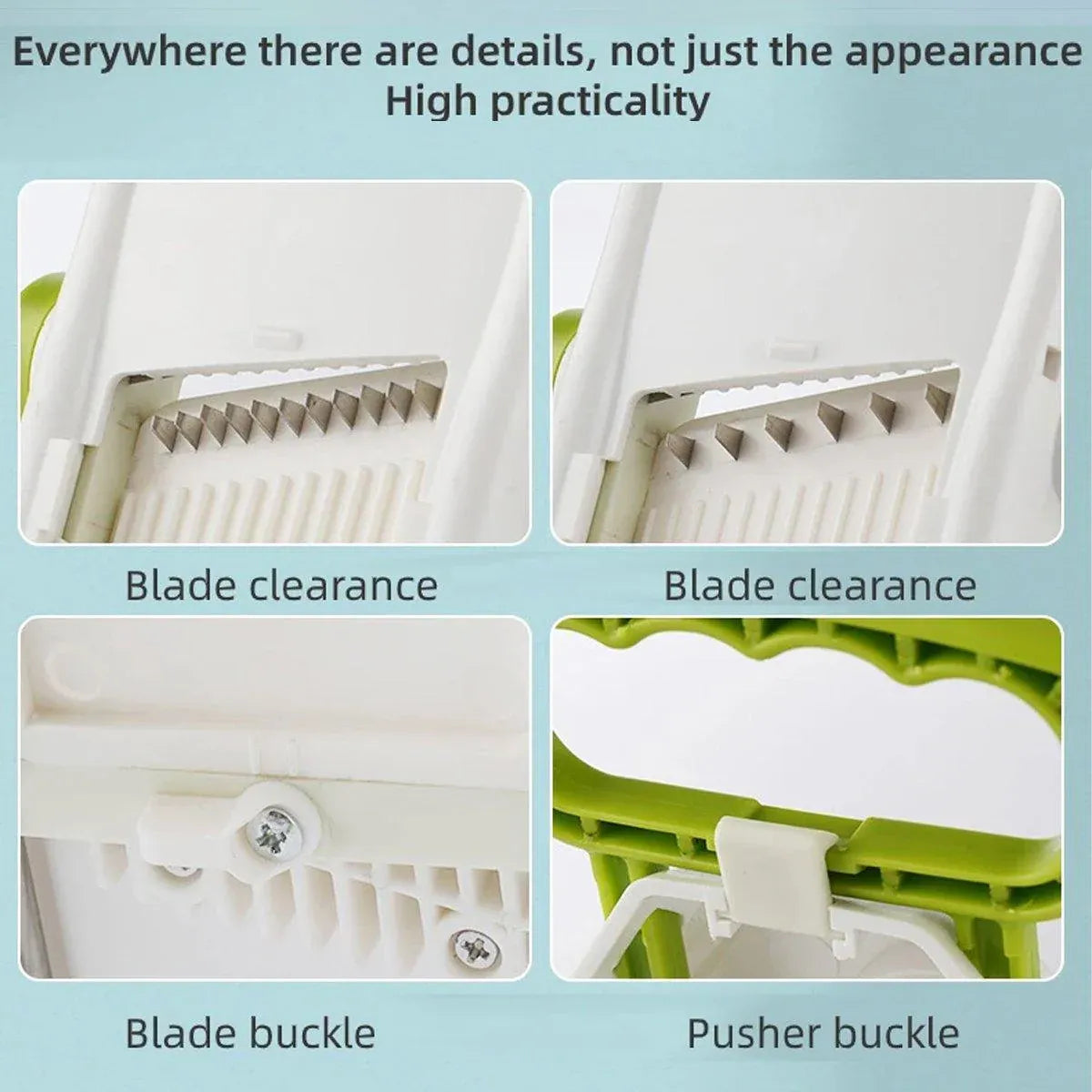 4 in 1 Multifunctional Vegetable Slicer Kitchen Food Chopper Cutting Tool V528-VEGGIE-SLICE-4IN1-118040