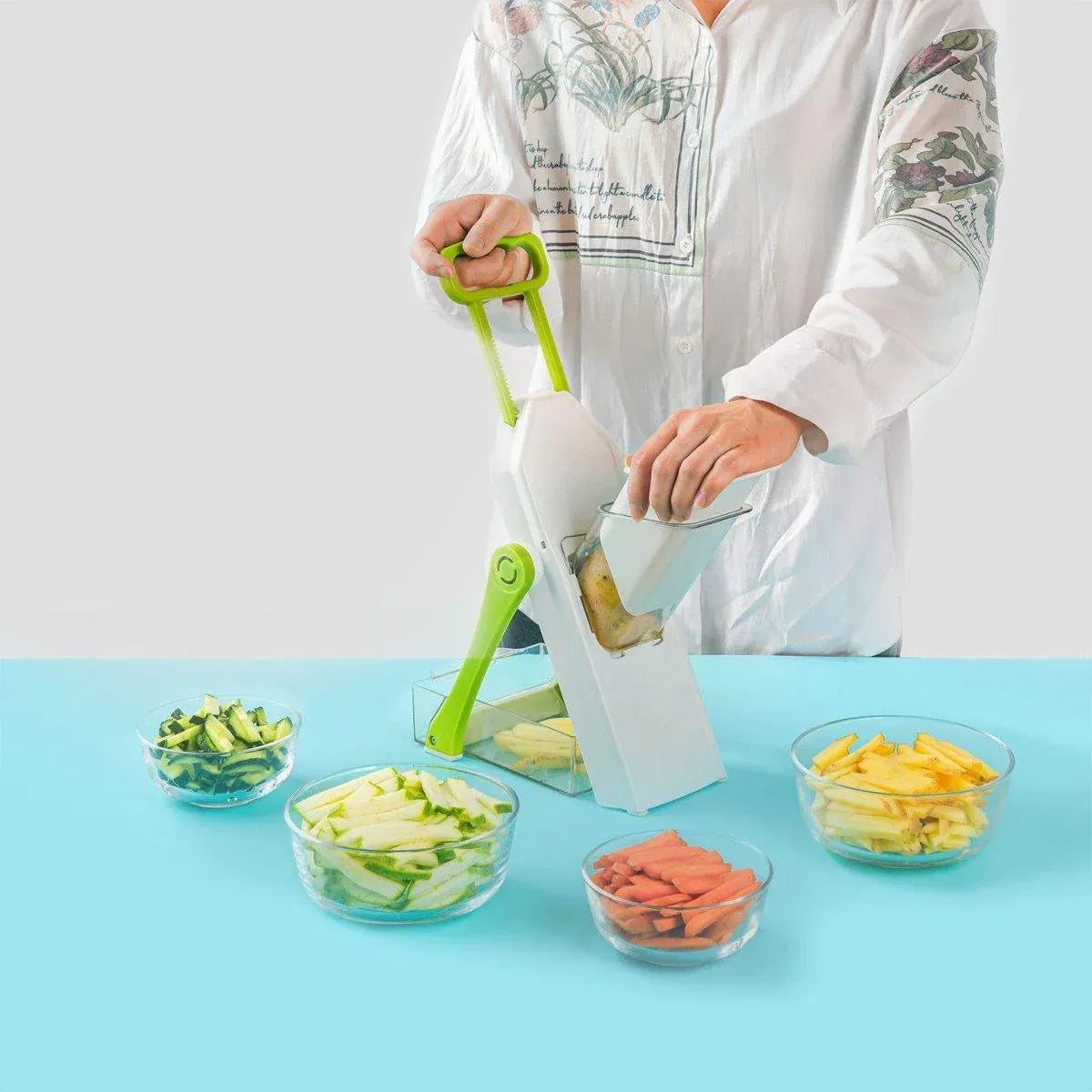 4 in 1 Multifunctional Vegetable Slicer Kitchen Food Chopper Cutting Tool V528-VEGGIE-SLICE-4IN1-118040