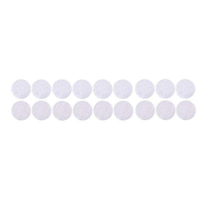 Strong Sticky Round Self Adhesive Dots DIY Bond Tape No Mark Fasteners - White 102Pairs - 15mm V528-VELCRO-102PAIRS-15MM-WHITE-201658