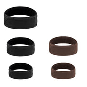 Adjustable Elastic Nylon Belt No Buckle Velcro Leisure Convenient Waistband - Brown-S V528-VELCRO-BELT-BROWN-S-628733