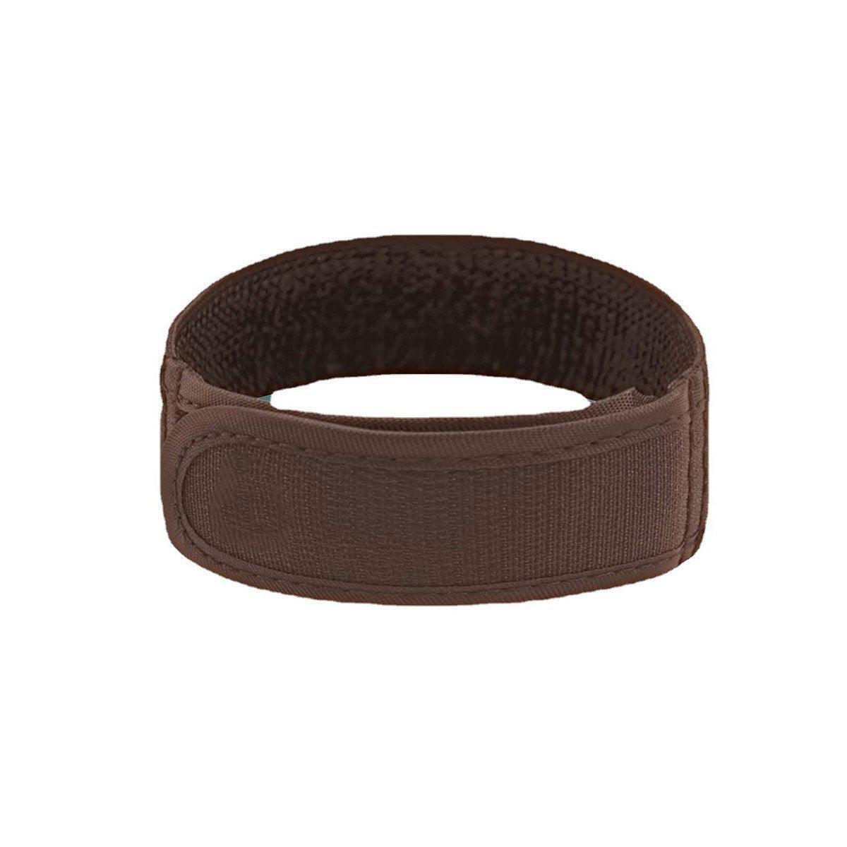 Adjustable Elastic Nylon Belt No Buckle Velcro Leisure Convenient Waistband - Brown-S V528-VELCRO-BELT-BROWN-S-628733