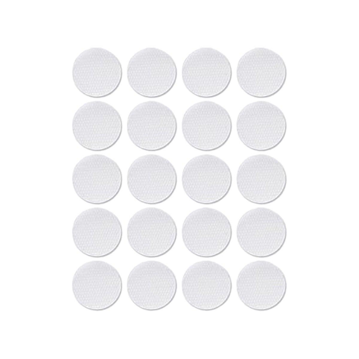 Strong Sticky Round Self Adhesive Dots DIY Bond Tape No Mark Fasteners - Black 20Pairs - 20mm V528-VELCRO-BLACK-20PAIRS-20MM-682529