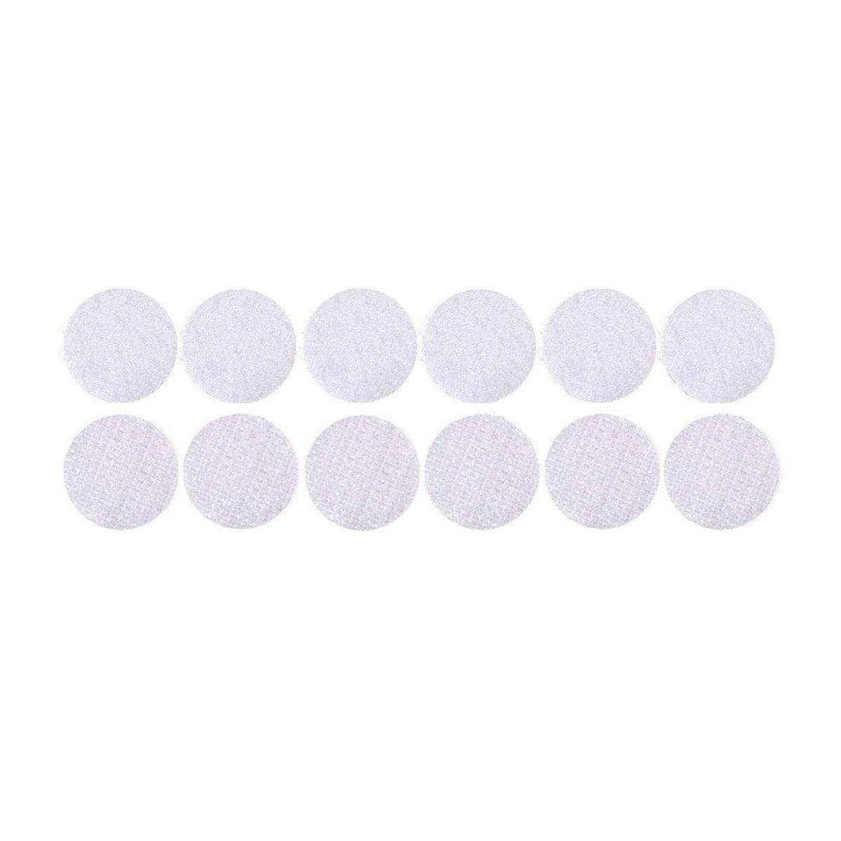 Strong Sticky Round Self Adhesive Dots DIY Bond Tape No Mark Fasteners - Black 20Pairs - 20mm V528-VELCRO-BLACK-20PAIRS-20MM-682529