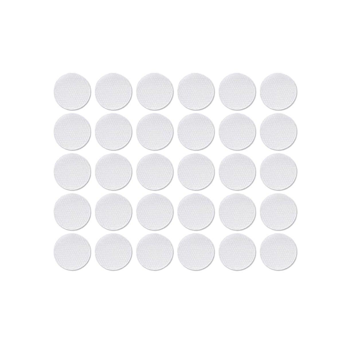 Strong Sticky Round Self Adhesive Dots DIY Bond Tape No Mark Fasteners - Black 4 Pairs - 50mm V528-VELCRO-BLACK-4PAIRS-50MM-684526