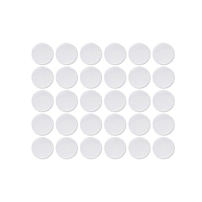 Strong Sticky Round Self Adhesive Dots DIY Bond Tape No Mark Fasteners - Black 4 Pairs - 50mm V528-VELCRO-BLACK-4PAIRS-50MM-684526