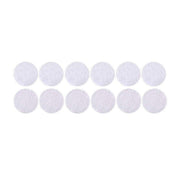 Strong Sticky Round Self Adhesive Dots DIY Bond Tape No Mark Fasteners - Black 4 Pairs - 50mm V528-VELCRO-BLACK-4PAIRS-50MM-684526