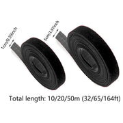 10/20/50M Hook&Loop Heavy Duty Strap Reusable Cable Ties Grip TV Tidy Organizer - 10M-20mm V528-VELCRO-CABLE-TIE-20-10M-610276