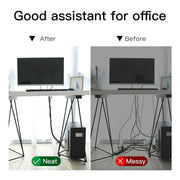 10/20/50M Hook&Loop Heavy Duty Strap Reusable Cable Ties Grip TV Tidy Organizer - 10M-20mm V528-VELCRO-CABLE-TIE-20-10M-610276