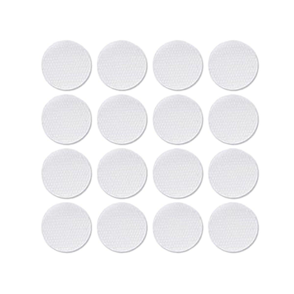 Strong Sticky Round Self Adhesive Dots DIY Bond Tape No Mark Fasteners - White 30Pairs - 15mm V528-VELCRO-WHITE-30PAIRS-15MM-296500
