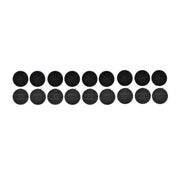 Strong Sticky Round Self Adhesive Dots DIY Bond Tape No Mark Fasteners - White 30Pairs - 15mm V528-VELCRO-WHITE-30PAIRS-15MM-296500