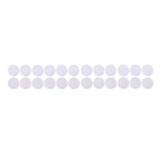 Strong Sticky Round Self Adhesive Dots DIY Bond Tape No Mark Fasteners - White 30Pairs - 15mm V528-VELCRO-WHITE-30PAIRS-15MM-296500