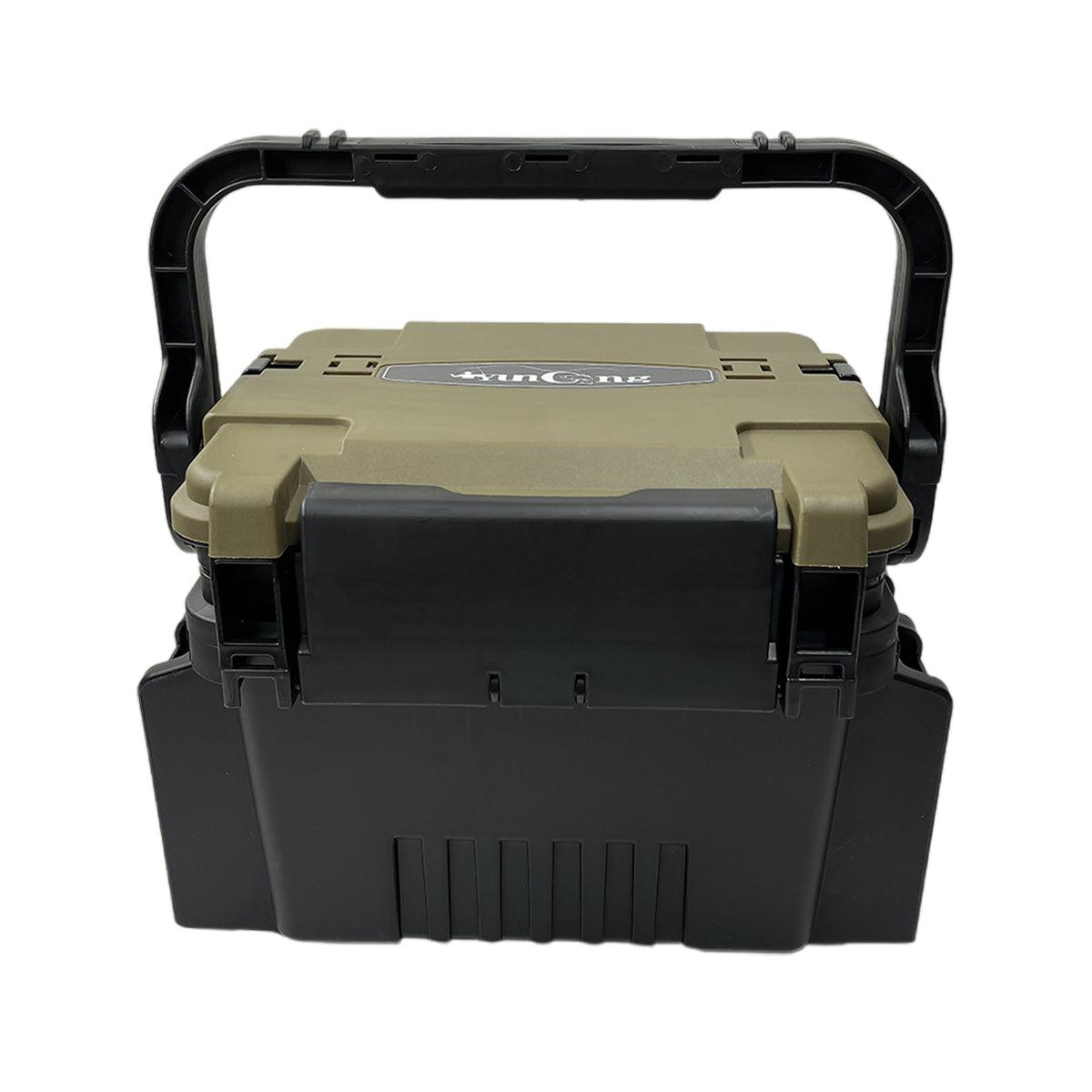 Multifunctional Fishing Tackle Box Portable Gear Storage Case Organizer Tool Box - Blue V528-VERSATILE-FISHING-BOX-BU-668942