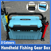 Multifunctional Fishing Tackle Box Portable Gear Storage Case Organizer Tool Box - Green V528-VERSATILE-FISHING-BOX-GN-266068