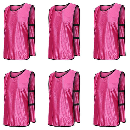 6X Sports Training Bibs Soccer Vests Group Team Bibs Basketball Cricket Football - Grass Green-L V528-VEST-L-GRASS-GREEN-351376