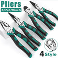 Labor-Saving Multi-Functional Tiger Pliers Flat Needle-Nose Diagonal Wire Pliers - Wire cutters-7inch V528-VICE-16791-416520