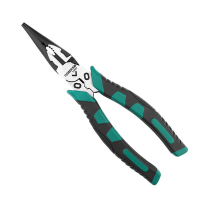 Labor-Saving Multi-Functional Tiger Pliers Flat Needle-Nose Diagonal Wire Pliers - Wire cutters-7inch V528-VICE-16791-416520