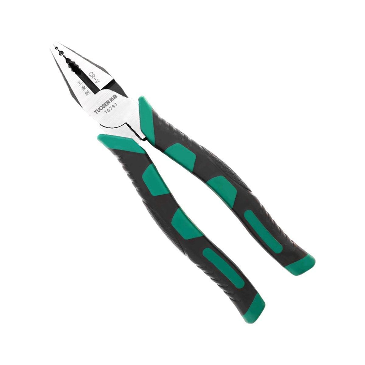 Labor-Saving Multi-Functional Tiger Pliers Flat Needle-Nose Diagonal Wire Pliers - Wire cutters-7inch V528-VICE-16791-416520
