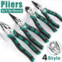 Labor-Saving Multi-Functional Tiger Pliers Flat Needle-Nose Diagonal Wire Pliers - Nose pliers-8inch V528-VICE-16807-881736