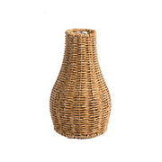 Imitation Rattan Woven Vase Decorative Flower Vase Arrangement for Home Decor - Small V528-VINTAGE-VASE-S-291684