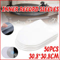 50X Sleeves Inner LP Music Durable For 12inch Vinyl Record Plastic Record Cover V528-VINYLRECORDCOVER-50PCS-575037