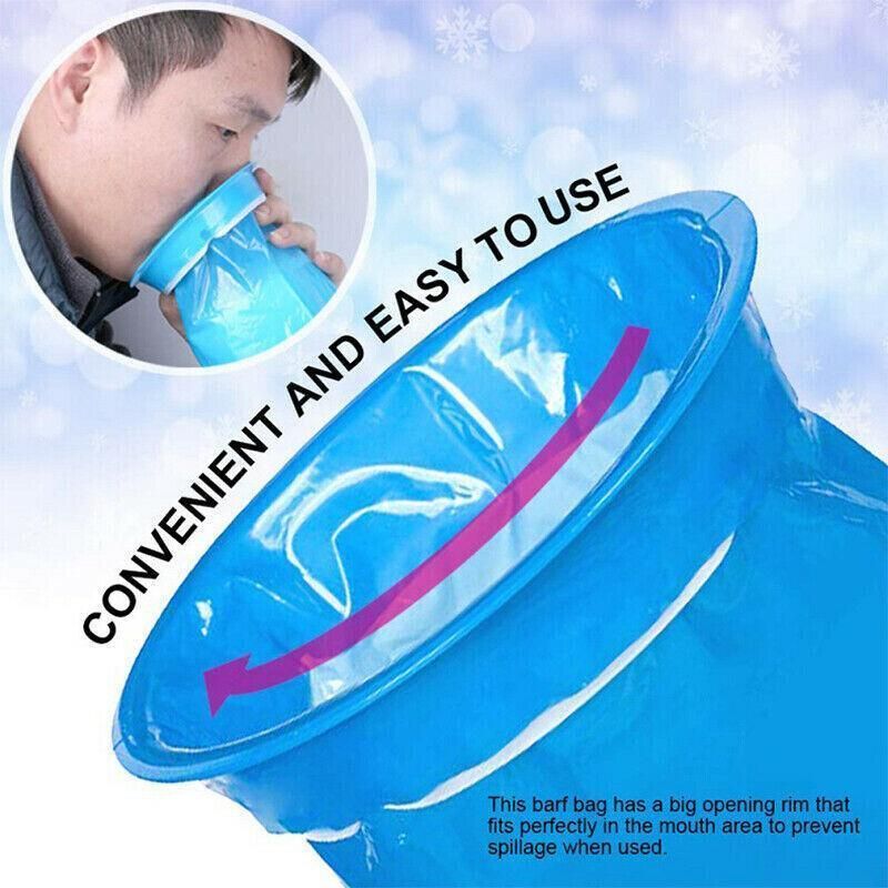 50X Leakproof Vomit Bags for Travel and Emergency Use V528-VOMITBAG-50PCS-71882