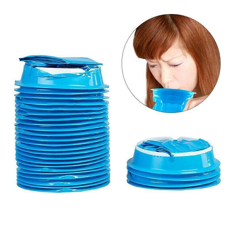 50X Leakproof Vomit Bags for Travel and Emergency Use V528-VOMITBAG-50PCS-71882