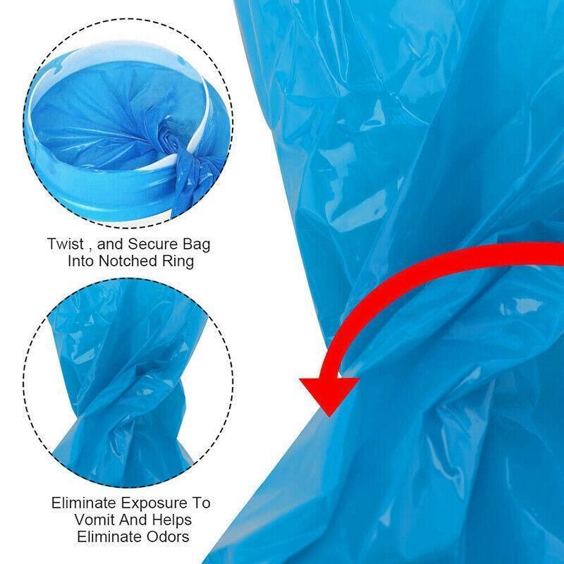 50X Leakproof Vomit Bags for Travel and Emergency Use V528-VOMITBAG-50PCS-71882