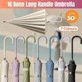 Large 16 Bone Automatic Umbrella Unisex Long Handle Dual Use Rain Sun Umbrella - Green V528-W-UMBRELLA-GREEN-384655