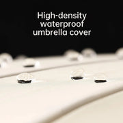 Large 16 Bone Automatic Umbrella Unisex Long Handle Dual Use Rain Sun Umbrella - White V528-W-UMBRELLA-WHITE-593194