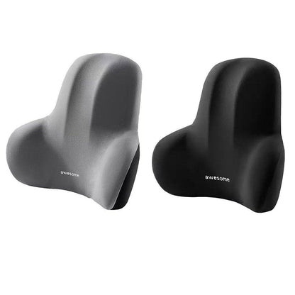 Office Chair Back Support Lumbar Cushion Seat Memory Foam Lumbar Pillow Comfort - Black V528-WAIST-BLACK-377484