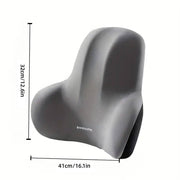 Office Chair Back Support Lumbar Cushion Seat Memory Foam Lumbar Pillow Comfort - Black V528-WAIST-BLACK-377484
