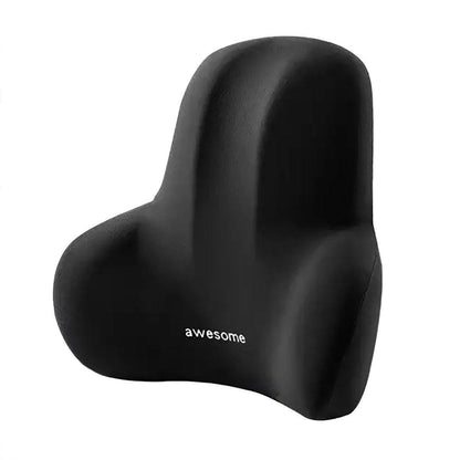 Office Chair Back Support Lumbar Cushion Seat Memory Foam Lumbar Pillow Comfort - Grey V528-WAIST-GREY-698644