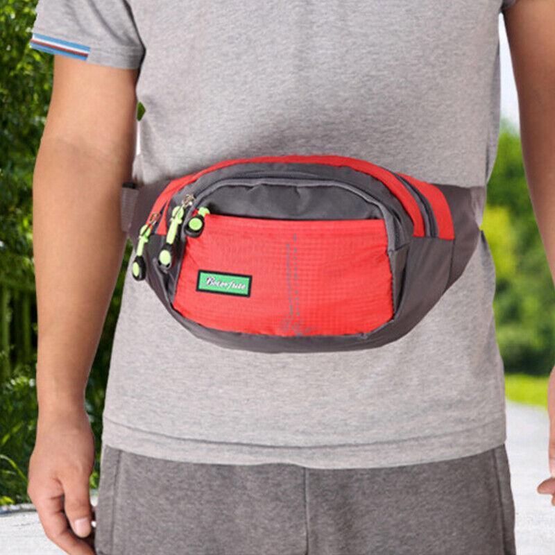 Fanny Pack Zip Pouch Hiking Climbing Sport Bum Waist Bag - Light Blue V528-WAISTBAG-BLUE-132573