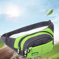 Fanny Pack Zip Pouch Hiking Climbing Sport Bum Waist Bag - Green V528-WAISTBAG-GREEN-879037
