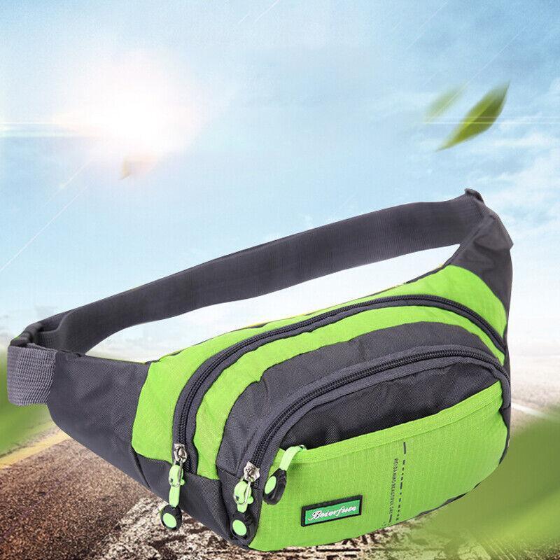 Fanny Pack Zip Pouch Hiking Climbing Sport Bum Waist Bag - Green V528-WAISTBAG-GREEN-879037