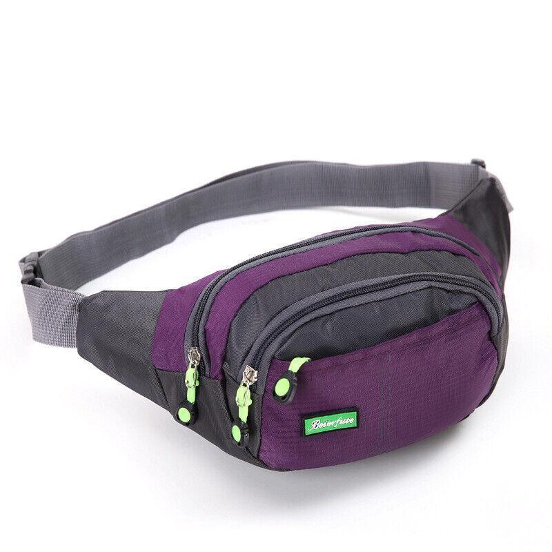 Fanny Pack Zip Pouch Hiking Climbing Sport Bum Waist Bag - Green V528-WAISTBAG-GREEN-879037