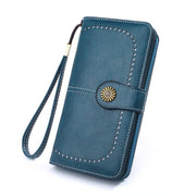 Women Wallets Purse Organizer Pouch Bag Credit Card Cash Holder Case Handbag Au - Black V528-WALEATHERWALLET-BLACK-108234