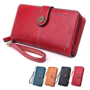 Women Wallets Purse Organizer Pouch Bag Credit Card Cash Holder Case Handbag Au - Blue V528-WALEATHERWALLET-BLUE-740600