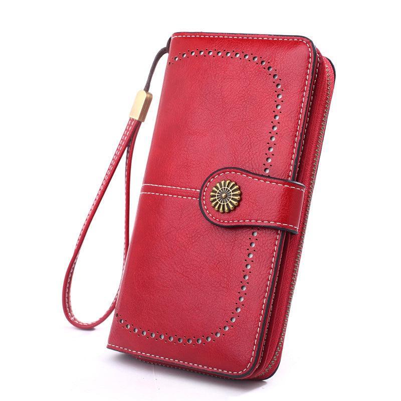 Women Wallets Purse Organizer Pouch Bag Credit Card Cash Holder Case Handbag Au - Blue V528-WALEATHERWALLET-BLUE-740600