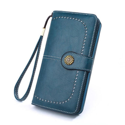 Women Wallets Purse Organizer Pouch Bag Credit Card Cash Holder Case Handbag Au - Brown V528-WALEATHERWALLET-BROWN-880853