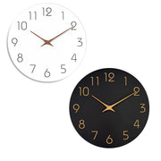 12 Inch Digital Wall Clock Simple Hanging Watch for Living Room Home Decoration - White V528-WALL-CLOCK-WHITE-12-884849