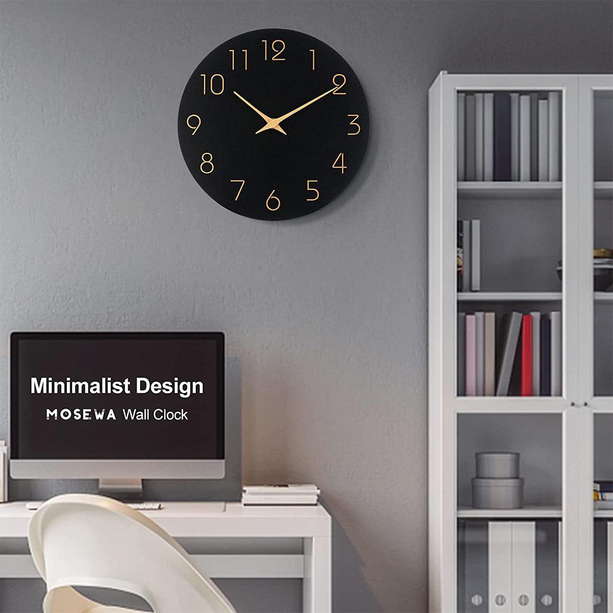 12 Inch Digital Wall Clock Simple Hanging Watch for Living Room Home Decoration - White V528-WALL-CLOCK-WHITE-12-884849