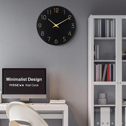 12 Inch Digital Wall Clock Simple Hanging Watch for Living Room Home Decoration - White V528-WALL-CLOCK-WHITE-12-884849