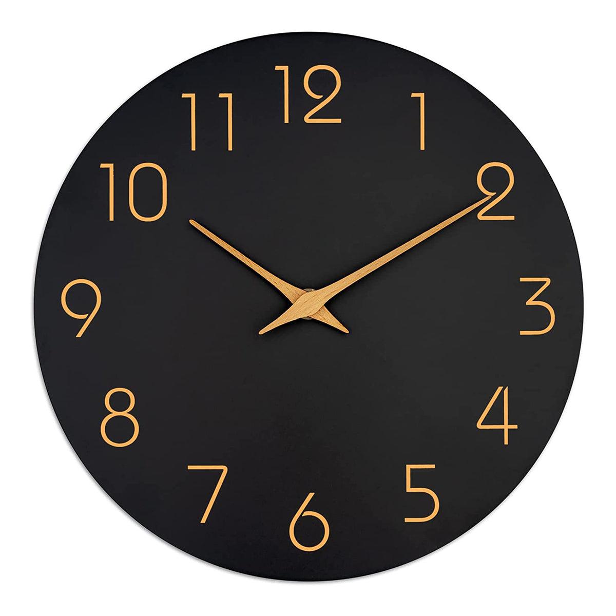 12 Inch Digital Wall Clock Simple Hanging Watch for Living Room Home Decoration - White V528-WALL-CLOCK-WHITE-12-884849