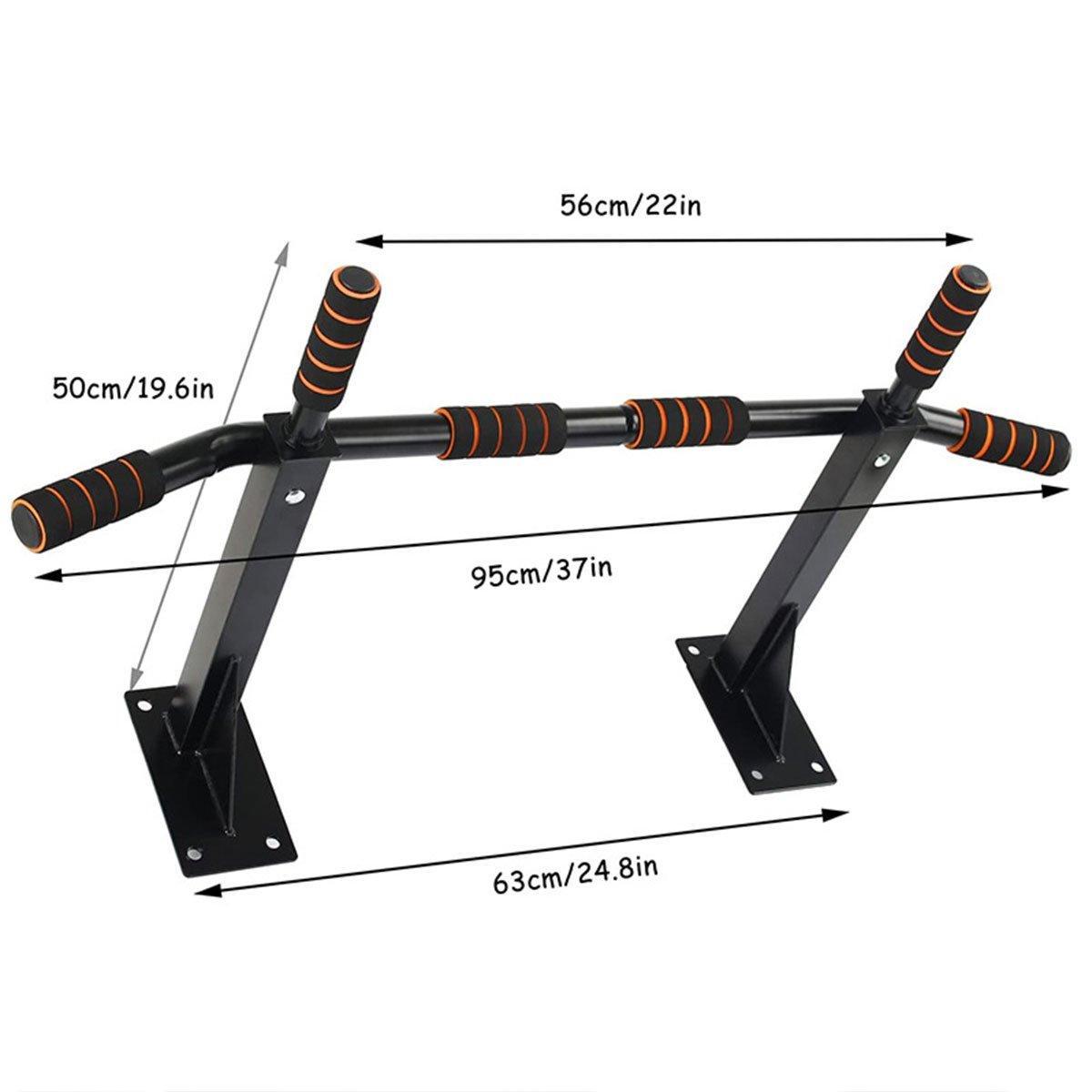 Wall Mounted Pull Chin Up Bar Home Gym Training Workout Dip Bar Exercise Fitness V528-WALL-PULL-UPS-655066