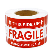 500pcs Fragile Stickers Careful Warning Labels for Packaging Protection V528-WARNING-STICKER-782779