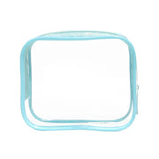 4pcs Durable PVC Cosmetic Bags Easy to Clean Multiple Sizes and Colours 9 Shades - 4pcs-Blue V528-WASH-BAG-4PCS-BLUE-637951