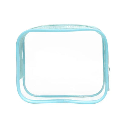 4pcs Durable PVC Cosmetic Bags Easy to Clean Multiple Sizes and Colours 9 Shades - 4pcs-Green V528-WASH-BAG-4PCS-GREEN-821841